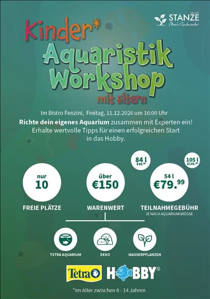 Kinder Aquaristik Workshop