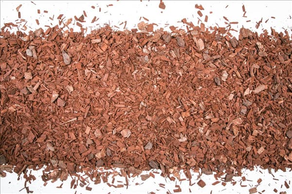 Farbiges Rindenmulch