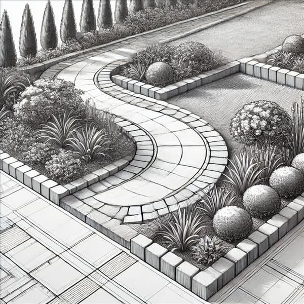 Die richtigen Materialien für sichere Gartenwege