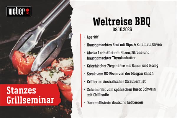 Stanzes Grillseminar - Weltreise BBQ