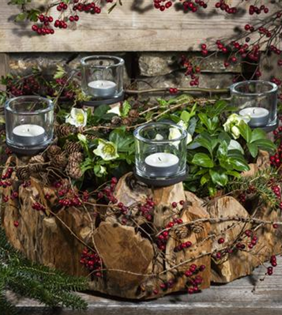 Advent, ein Lichtlein brennt – einen Adventskranz basteln