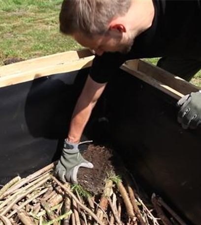 Für das Gemüse nur das Beste: Ein Hochbeet bauen
