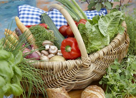 Das Pflanzen von Gemüse  Das Pflanzen von Gemüse