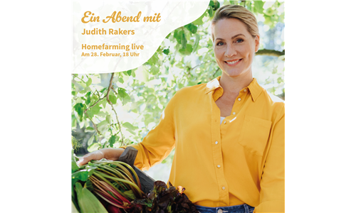 Judith Rakers - Lesung und Vorstellung Ihres Homefarming Shops