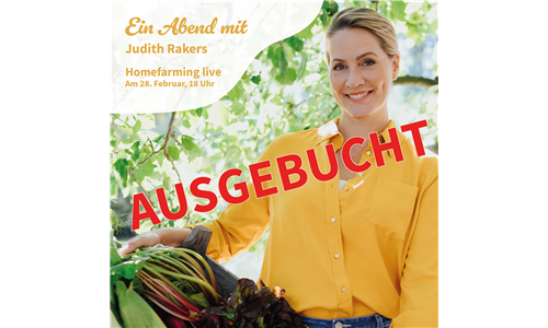 Judith Rakers - Lesung und Vorstellung Ihres Homefarming Shops