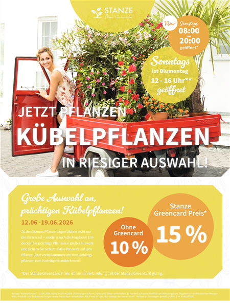 Beilage Kübelpflanzen 12.06. – 19.06.2026